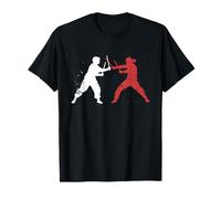 Eskrima Eskrimador Filipino Arte Marcial Sticks Stickman Camiseta