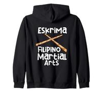 Eskrima Kali Arnis Filipino Artes Marciales Stick Lucha Sudadera con Capucha