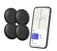 Esky Smart Air Tracker Tag, Localizador GPS Buscador de Objetos Bluetooth Funciona con Buscar Apple (sólo iOS) para Llaves Equipaje Cartera Bicicleta Mochila Bolso, Incluye Pilas (4 Pieza)