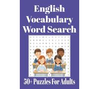 ESL Vocabulary Word Search Puzzle Book: Word Search with Easy to Read Print about English Speech, English Vocabulary, English Language and more | 6x9 ... Gift for Vacations, Holidays and Free Time