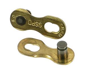 Eslabón Conector Rápido SRAM Powerlink 9V Oro