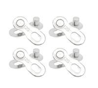 Eslabón de cadena, eslabón de cadena de acero, 4 pares de eslabones de cadena de acero Cadena de 12 eslabones que faltan accesorios de ciclismo Piezas de conector Eslabón de cadena de bicicleta