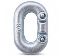 Eslabón de conexión, eslabón acoplamiento Hammerlock, conector cadena acero aleación forjado G80, for aparejos elevación y remolque servicio pesado, montaje rápido seguro(5/8 inch)