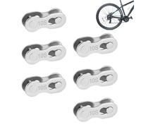 Eslabón maestro de cadena de bicicleta, eslabón perdido de bicicleta - Conector de eslabón de cadena de rápido de acero - Herramienta universal de reparación de bicicletas de alta resistencia