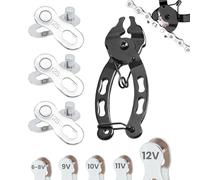 Eslabon Rapido 12 velocidades y Alicates Shimano y Sram compatible para Cadena de Bicicleta | 3 Pares para Cadenas 12V - Conector de Cadena para Bicicleta | A elegir 6, 7, 8, 9, 10, 11, 12 v