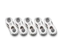 Eslabón Rápido Bicicleta, 5 Pares para Cadenas 8/7/6 Velocidades Montaña, Fijación Segura Rápida for Mantenimiento Diario Ciclismo Urbano y Aventura al Aire Libre