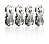 Eslabón Rápido Cadena Bicicleta 12 Velocidades 4 Pares Compatible con Shimano SRAM Quick Link Conector Cadena MTB Carretera E-Bike Reparación Mantenimiento Transmisión Repuestos Accesorios Acero