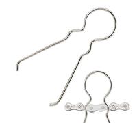 Eslabón reutilizable para bicicleta, plata galvanizada, hebilla de cadena de una sola velocidad, conector de cierre mágico, perfecto para una fácil instalación, extracción, ciclismo, mantenimiento