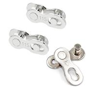 Eslabones Cadena Bicicleta, 3Pares Conectores de Cadena Bicicleta Acero Eslabones Perdidos de 11 Velocidades Conector Cadena la Bicicleta Conector Articulación Mágica Rápida para Accesorios Bicicleta