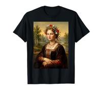 Eslava Mona Lisa Pintura Famosa Arte Parodia Renacimiento Camiseta
