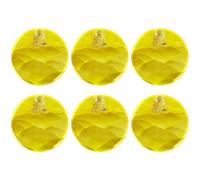Eslifey 6 insignias de botón de 2.2 pulgadas con pin, botones redondos Golden Mountain Shine para suministros de manualidades, insignias de bricolaje, proyectos escolares