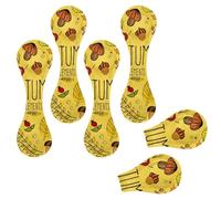 Eslifey 6 marcadores magnéticos, marcadores de página con elementos florales de otoño de piel, accesorios para estudiantes, profesores, lectura