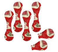 Eslifey 6 marcapáginas magnéticos, casarse con casas de Navidad en nevada, marcadores de página de cuero, accesorios para estudiantes, profesores, lectura