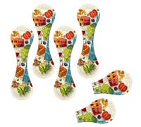 Eslifey 6 marcapáginas magnéticos, marcadores de página de corazón italiano, accesorios de cuero para estudiantes, profesores, lectura