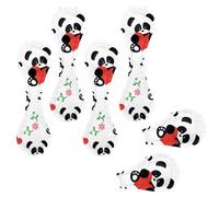 Eslifey 6 marcapáginas magnéticos, Pandas con corazón, marcadores de página de cuero, accesorios para estudiantes, profesores, lectura