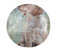 Eslifey Alfombra de lujo de 70 cm, suave, labrador retriever, beso, mariposa, amor, perro, para interiores, mullida, antideslizante, decoración moderna para el hogar, dormitorio, habitación de los