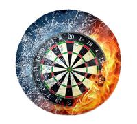 Eslifey Alfombra moderna grande y esponjosa, para decoración de sala de estar, dormitorio, dardos al fuego, agua, pelo profundo, 120 cm, círculo (120 m)