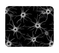 Eslifey Alfombrilla de ratón cómoda con diseño de neuronas felices y tristes, 21 x 25 cm, base de goma antideslizante, mejora la velocidad y la precisión