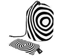 Eslifey Bolsa de cosméticos con cordón, bolsa de maquillaje portátil en forma de barril, girasoles y maíz, gran capacidad, impermeable, multifuncional, bolsa de aseo, Multicolor 4,