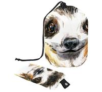Eslifey Bolsa de maquillaje grande con cordón, bolsa organizadora de maquillaje portátil con diseño de planetas espaciales del universo, Multicolor 7, 9.9x6.9in/25.2x17.6cm