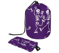 Eslifey Bolsa de maquillaje grande con cordón, bolsa organizadora de maquillaje portátil con diseño de globos oculares de Halloween, Multicolor 10, 9.9x6.9in/25.2x17.6cm