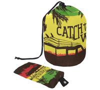 Eslifey Bolsa de maquillaje grande con cordón, diseño de alpacas Happy Lamas Coronas, Corazones, Rayas, Bolsa de cosméticos de viaje, bolsa organizadora de maquillaje portátil, Multicolor 3,