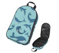 Eslifey Bolsa organizadora de utensilios de cocina de viaje para camping, bolsa de almacenamiento portátil de pavo real para barbacoa, campamento, utensilios de cocina, Multicolor 11, 14.7x8.74x2.17in