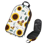 Eslifey Bolsa organizadora de utensilios de cocina de viaje para camping, bolsa de almacenamiento portátil de pavo real para barbacoa, campamento, utensilios de cocina, Multicolor 3, 14.7x8.74x2.17in