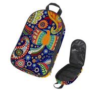 Eslifey Bolsa organizadora de utensilios de cocina de viaje para camping, bolsa de almacenamiento portátil con estampado de cachemira para barbacoa, campamento, utensilios de cocina, Multicolor 2