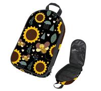 Eslifey Bolsa organizadora de utensilios de cocina de viaje para camping, bolsa de almacenamiento portátil de pavo real para barbacoa, campamento, utensilios de cocina, Multicolor 2, 14.7x8.74x2.17in