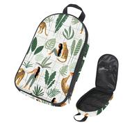 Eslifey Bolsa organizadora de utensilios de cocina de viaje para camping, bolsa de almacenamiento portátil de pavo real para barbacoa, campamento, utensilios de cocina, Multicolor 8, 14.7x8.74x2.17in