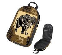 Eslifey Bolsa organizadora de utensilios de cocina para camping, bolsa de viaje, animales africanos, elefante, bolsa de almacenamiento portátil para barbacoa, campamento, utensilios de cocina