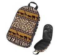 Eslifey Bolsa organizadora de utensilios de cocina para camping, bolsa de viaje, animales africanos, elefante, bolsa de almacenamiento portátil para barbacoa, campamento, utensilios de cocina