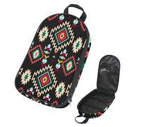 Eslifey Bolsa organizadora de utensilios de cocina para camping, bolsa de viaje, diseño de flores de elefante, bolsa de almacenamiento portátil para barbacoa, campamento, utensilios de cocina