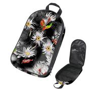 Eslifey Bolsa organizadora de utensilios de cocina para camping, tribal africano, vintage, indio, étnico, elefante, loto, bolsa de almacenamiento portátil para barbacoa, campamento, utensilios de