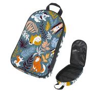 Eslifey Bolsa organizadora de utensilios de cocina para camping, tribal africano, vintage, indio, étnico, elefante, loto, bolsa de almacenamiento portátil para barbacoa, campamento, utensilios de