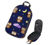 Eslifey Bolsa organizadora de utensilios de cocina para camping, viaje, oso panda en globo aerostático, bolsa de almacenamiento portátil para barbacoa, campamento, utensilios de cocina, kit de cocina
