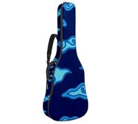 Eslifey Bolsa para guitarra acústica Day of The Dead Sugar Cats Pumpkin Correa ajustable para el hombro Funda para guitarra de 40 41 42 pulgadas, Multicolor 8, 42.9x16.9x4.7 in, Organizador de bolsas