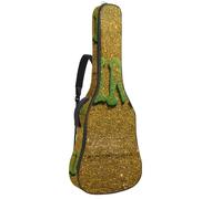 Eslifey Bolsa para guitarra acústica Day of The Dead Sugar Cats Pumpkin Correa ajustable para el hombro Funda para guitarra de 40 41 42 pulgadas, Multicolor 7, 42.9x16.9x4.7 in, Organizador de bolsas