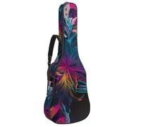 Eslifey Bolsa para guitarra acústica Day of The Dead Sugar Cats Pumpkin Correa ajustable para el hombro Funda para guitarra de 40 41 42 pulgadas, Multicolor 2, 42.9x16.9x4.7 in, Organizador de bolsas