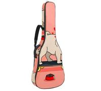 Eslifey Bolsa para guitarra acústica Day of The Dead Sugar Cats Pumpkin Correa ajustable para el hombro Funda para guitarra de 40 41 42 pulgadas, Multicolor 6, 42.9x16.9x4.7 in, Organizador de bolsas