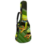 Eslifey Bolsa para guitarra acústica Vintage Let's Go for a Ride con correa de hombro ajustable para guitarra, funda para guitarra de 40, 41, 42 pulgadas, Multicolor 10, 42.9x16.9x4.7 in, Organizador