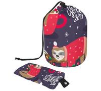 Eslifey Bolsas de cosméticos de viaje, bolsa de maquillaje de barril, multifuncionales, bolsas de cubo de aseo redondo, bolsillo organizador de almacenamiento, colección Yellow Police Lines,