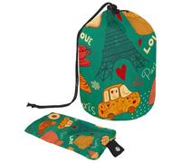 Eslifey Bolsas de cosméticos de viaje, bolsa de maquillaje de barril, multifuncionales, bolsas de cubo de aseo redondo, bolsillo organizador de almacenamiento, colección Yellow Police Lines,