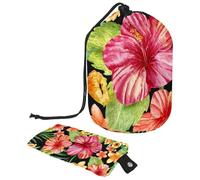Eslifey Bolsas de cosméticos de viaje, bolsa de maquillaje de barril, multifuncionales, bolsas de cubo de aseo redondo, bolsillo organizador de almacenamiento, colección Yellow Police Lines,