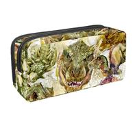 Eslifey Estuche para lápices, bolsa de gran capacidad con diseño de dinosaurios, Multicolor 1, 2.3x8.2x3.9in/6x21x10cm, Estuche de belleza