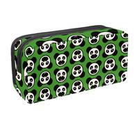 Eslifey Estuche para lápices, bonito y colorido diseño de huesos de calavera de gran capacidad, bolsa para bolígrafos de papelería, Multicolor 9, 2.3x8.2x3.9in/6x21x10cm, Estuche de belleza