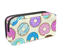 Eslifey Estuche para lápices, calaveras humanas, huesos y gatos, gran capacidad, bolsa para bolígrafos de papelería, Multicolor 10, 2.3x8.2x3.9in/6x21x10cm, Estuche de belleza