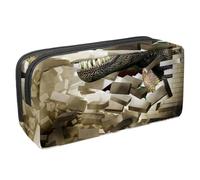 Eslifey Estuche para lápices, diseño de alas de ángel con música de gran capacidad, Multicolor 7, 2.3x8.2x3.9in/6x21x10cm, Estuche de belleza