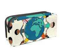 Eslifey Estuche para lápices, diseño de caballo árabe de gran capacidad, bolsa para bolígrafos de papelería, Multicolor 5, 2.3x8.2x3.9in/6x21x10cm, Estuche de belleza